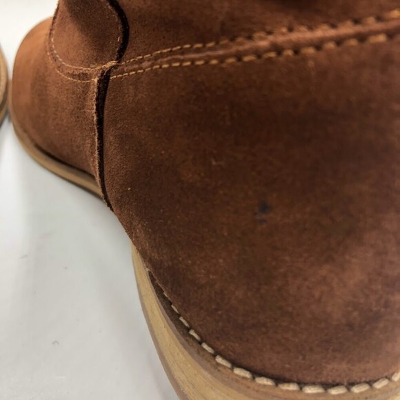 Diba True Women's Brown Suede Ankle Pull On Boots 10M Plane To See With Straps - Picture 11 of 14